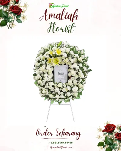 Krans Bunga Duka Cita di Paal Dua